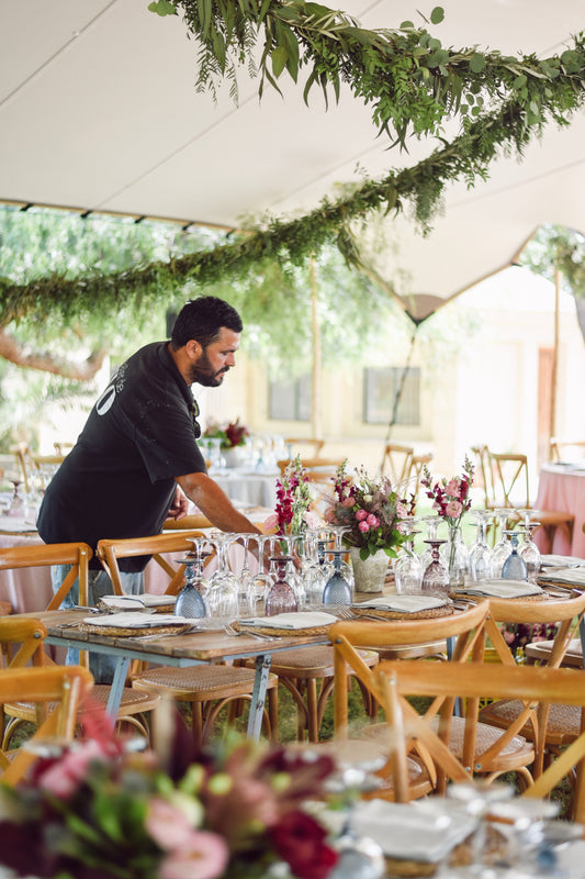 Los imprevistos de las bodas de verano: lo que no se ve detrás de un montaje