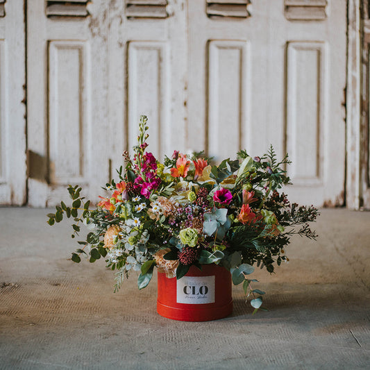 diferentes tonos de flor de regalo