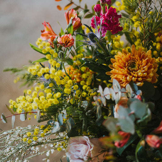 flores variadas de temporada
