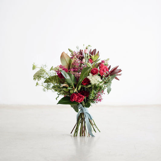 Ramo en tonos fresas